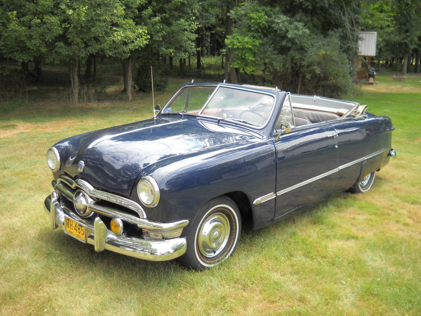 1950 Ford Custom Deluxe Convertible Barn Find For Sale