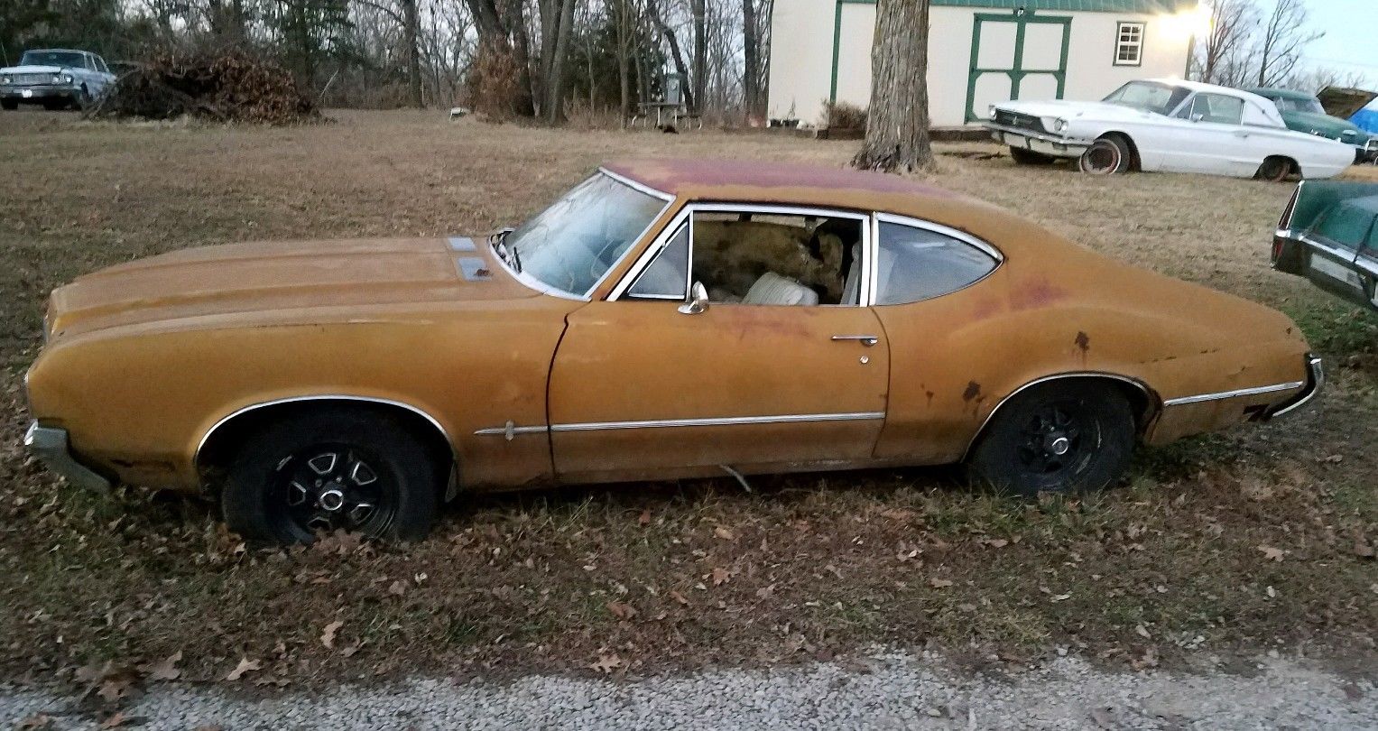 1970 Oldsmobile Cutlass Rare F85 post Manual Floor Shift barn find for sale
