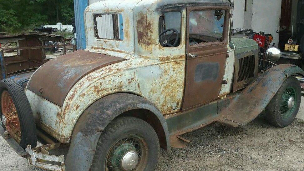 1931 Ford Model A Coupe Banger SCTA Barn Find Patina