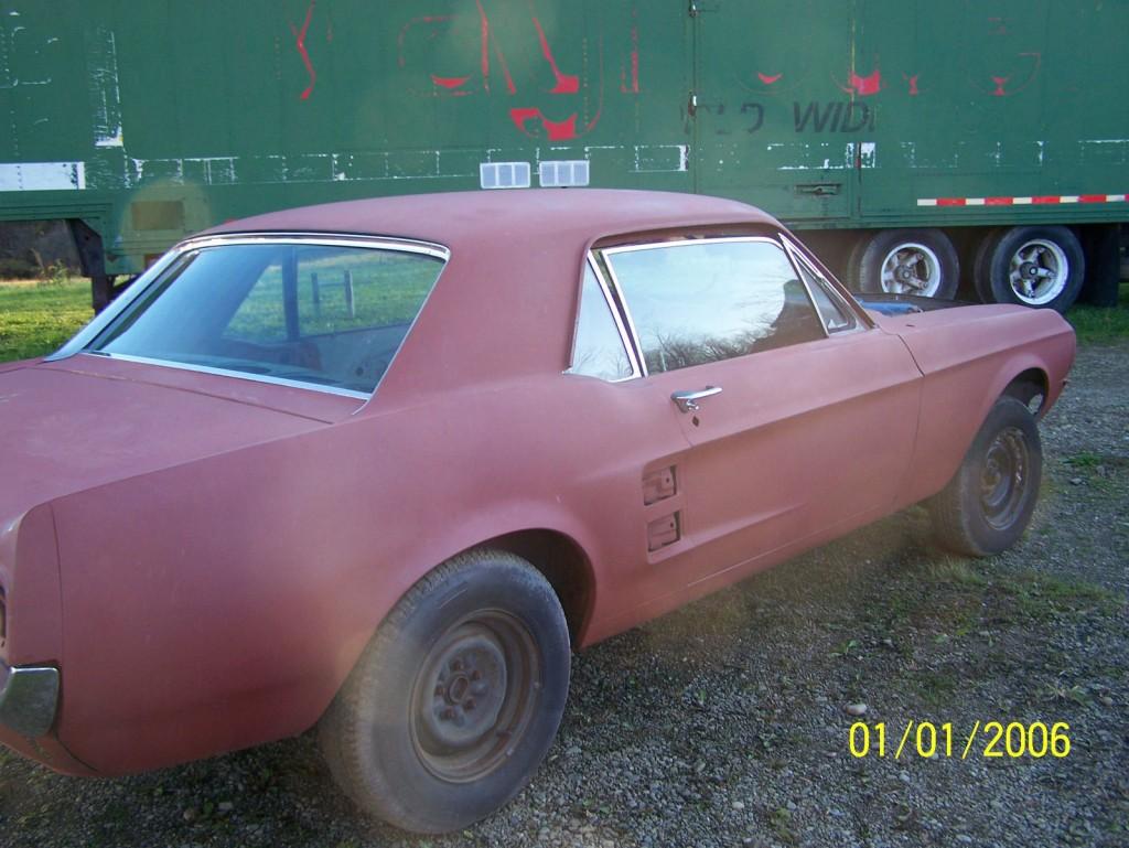 1967 Ford Mustang – Unmolested barn find ’67 GTA coupe