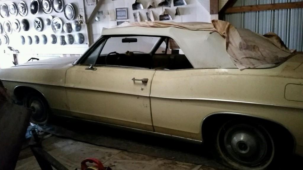 1968 Ford Galaxie Convertible barn find