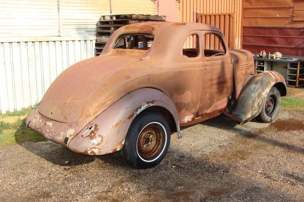 1936 Plymouth Deluxe 5 Window Coupe, BARN Find