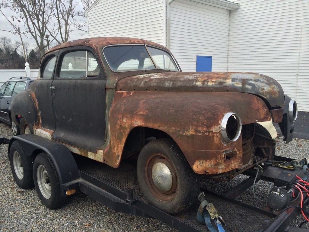 1947 Plymouth P15 Coupe barn find