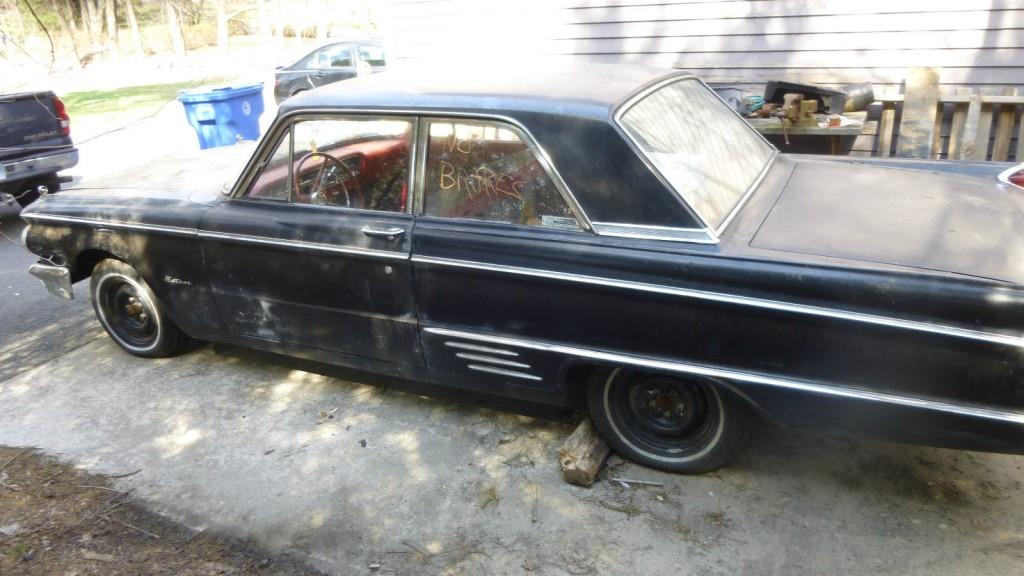 1962 Mercury Meteor 2dr Sedan Black rust free Barn Find