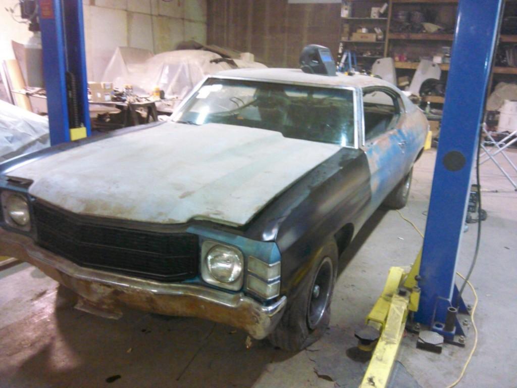 1971 Chevrolet Chevelle #’s Match Solid car barn find