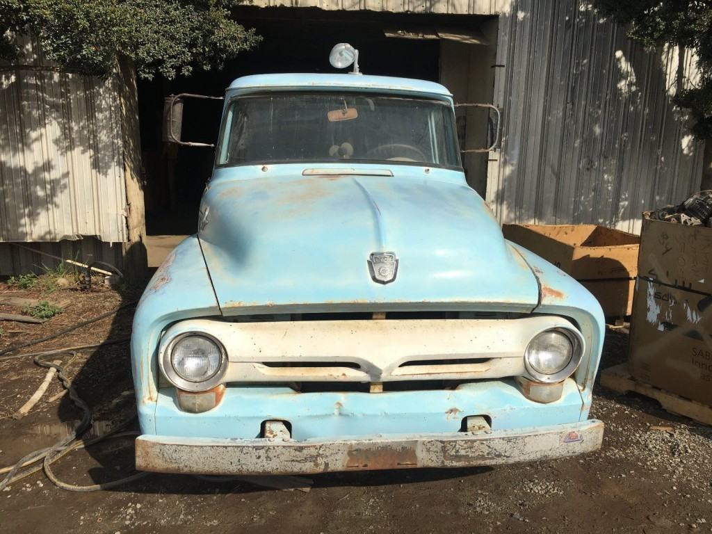1956 Ford F 100 short bed barn find