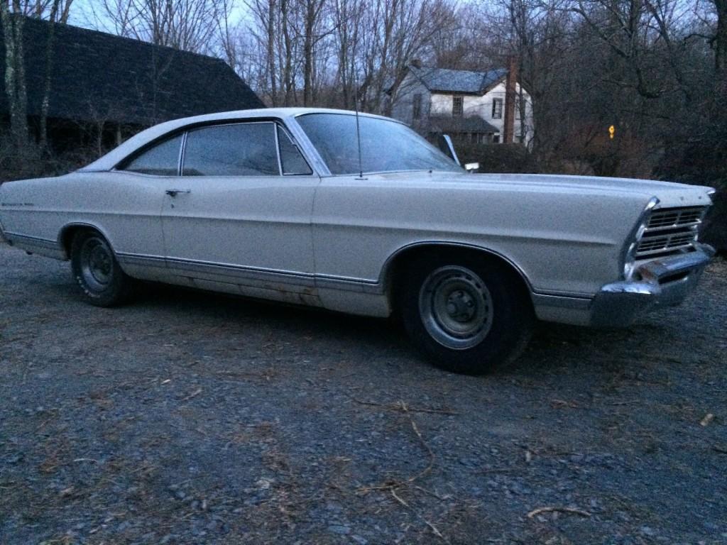 1967 Ford Galaxie 500 2 Door Barn Find Straight Body Complete Runs and Drives