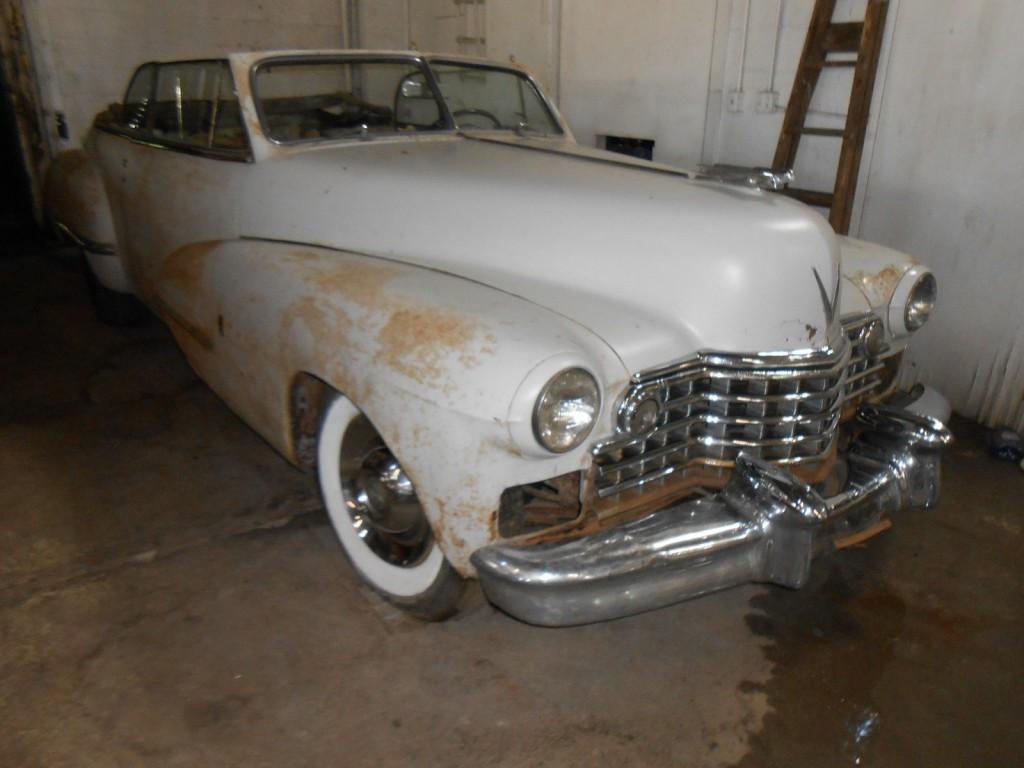 1942 Cadillac 62 Series Convertible barn find