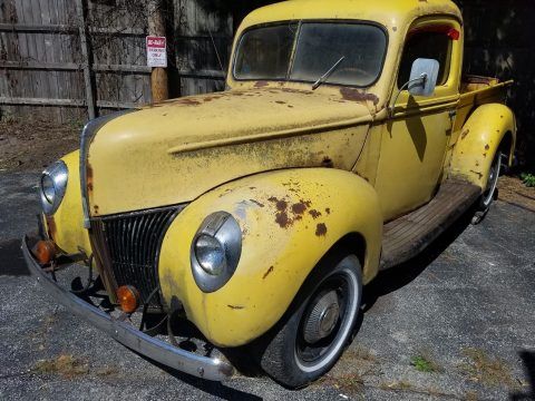 1 Owner 1940 Ford Pickup Truck Barn Find project for sale