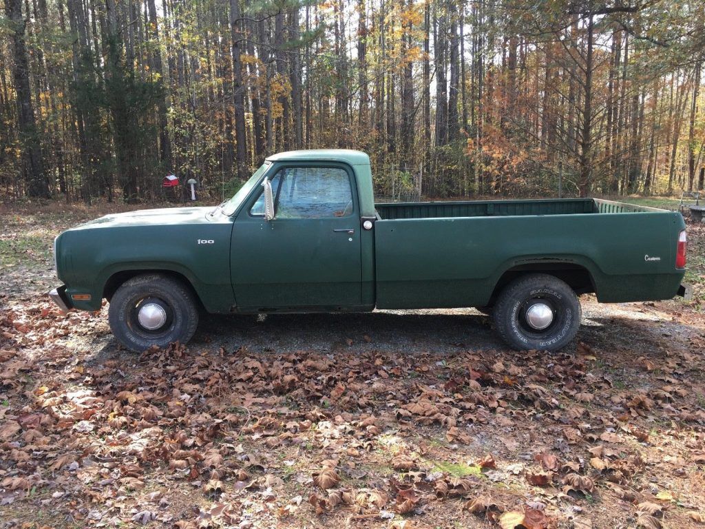 1973 Dodge D100 Custom Picku up Truck Barn find survivor