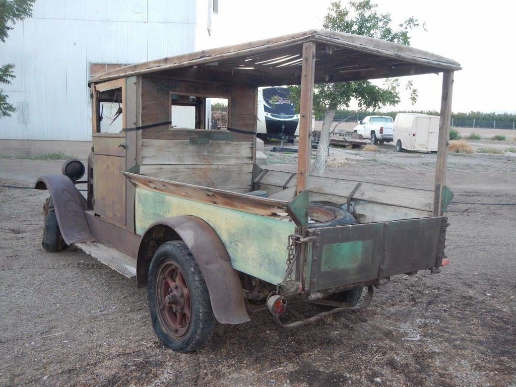 1929 Buddy Stewart Model 21 Canopy Produce Truck Barn Find