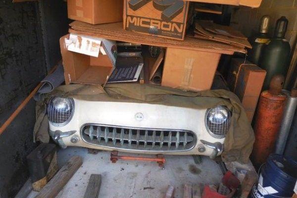 1954 Chevrolet Corvette Barn Find Parked for 52 years