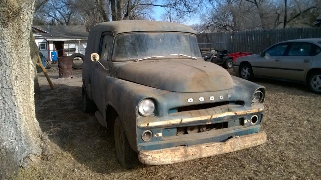 1957 Dodge Panel Truck Barn find