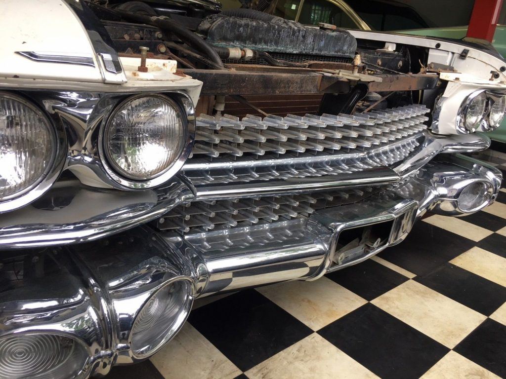 1959 Cadillac Sedan Deville 15,000 Miles barn find loaded