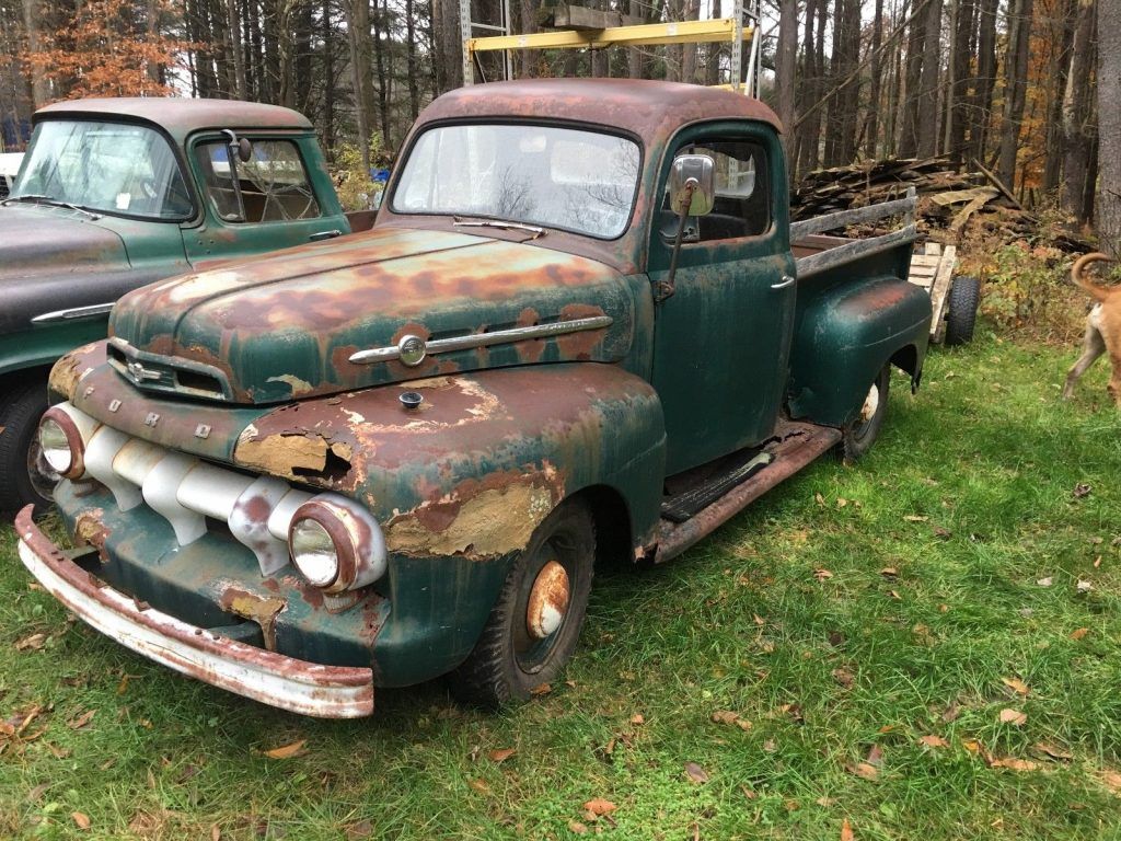 1951 Ford F1 Pickups rat rod patina barn find