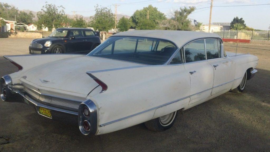 1960 Cadillac 4 door hard top 4 door 6 window barn find