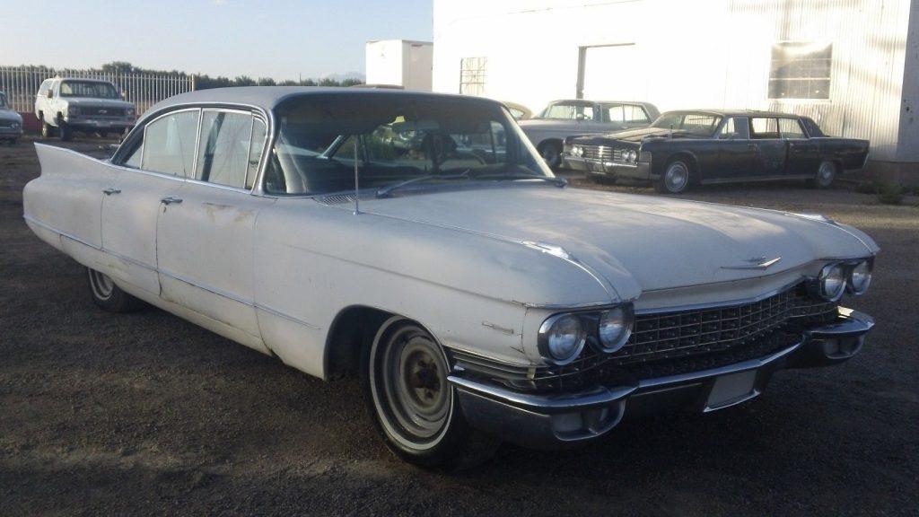 1960 Cadillac 4 door hard top 4 door 6 window barn find