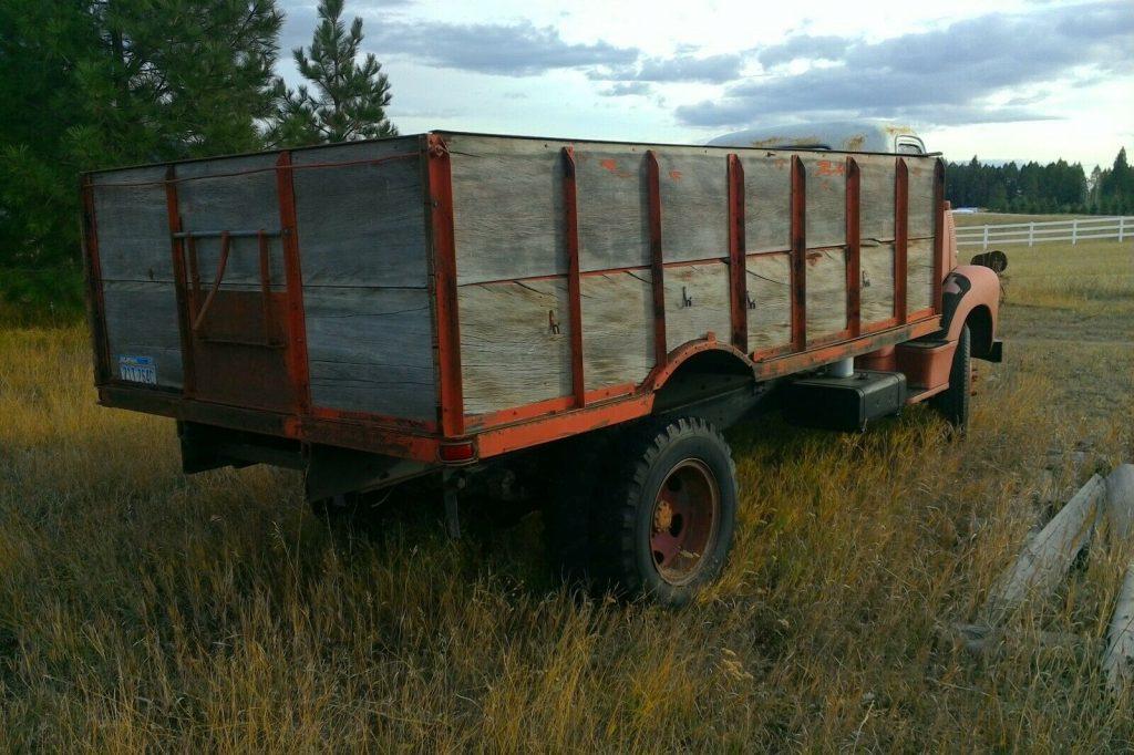 1948 GMC Coe Cabover Truck Original farm / barn find Solid Stubnose flatbed