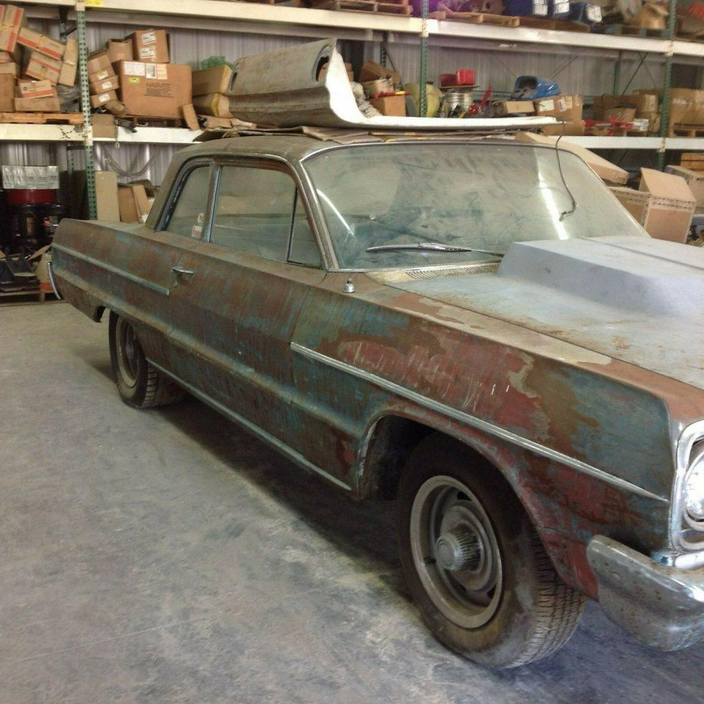 1964 Chevrolet Bel Air Two Door Barn Find