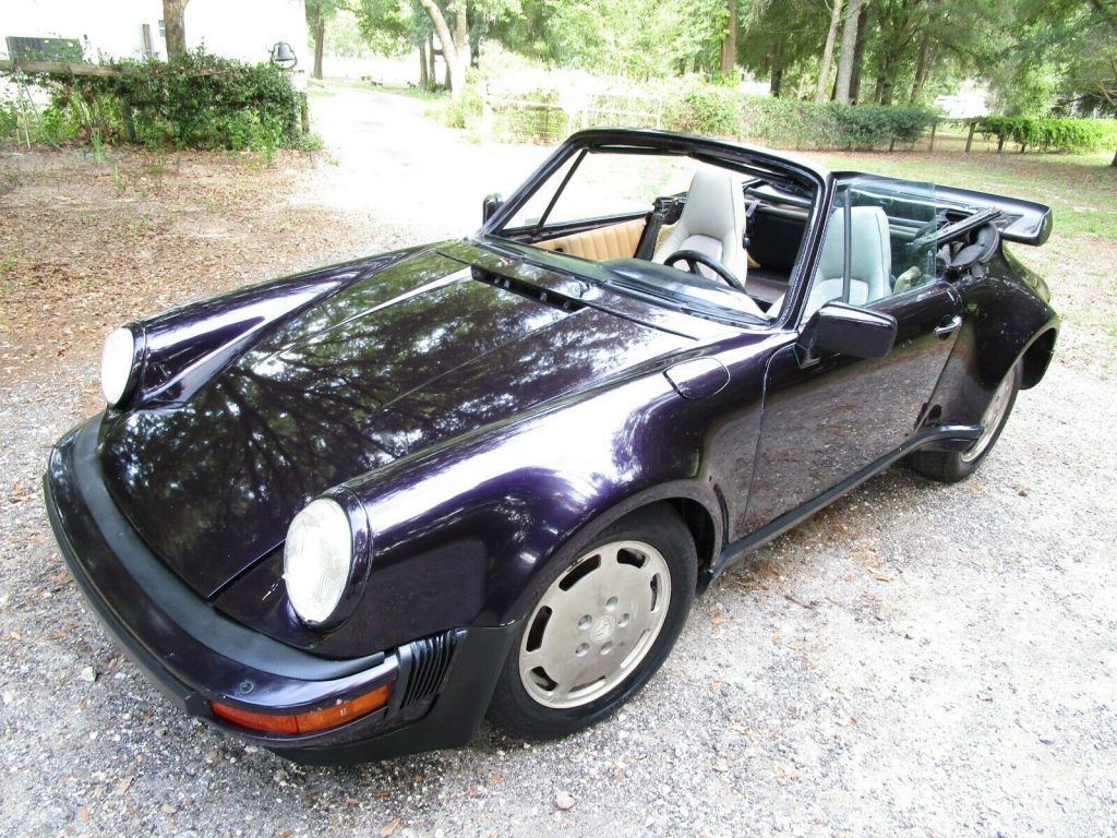 1985 Porsche 911 WIDE BODY SC ROW / Europe Import Convertible Barn Find