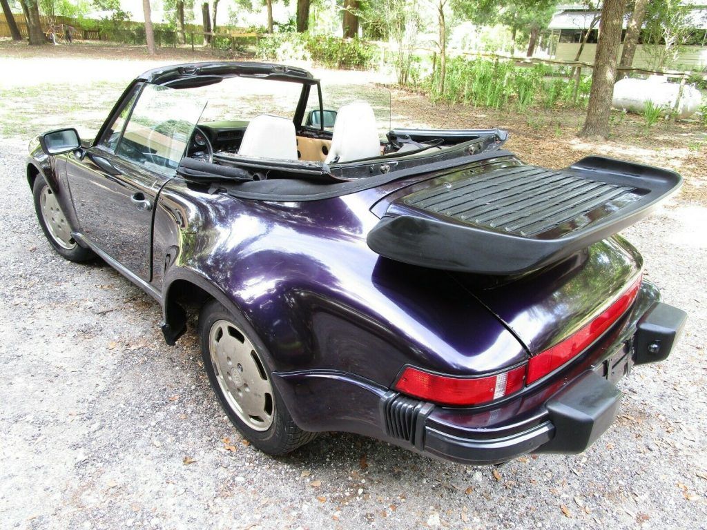 1985 Porsche 911 WIDE BODY SC ROW / Europe Import Convertible Barn Find