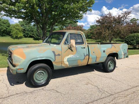 RARE 1977 Dodge D200 Power Wagon ARMY Military M882 4X4 29K ORG MILES for sale