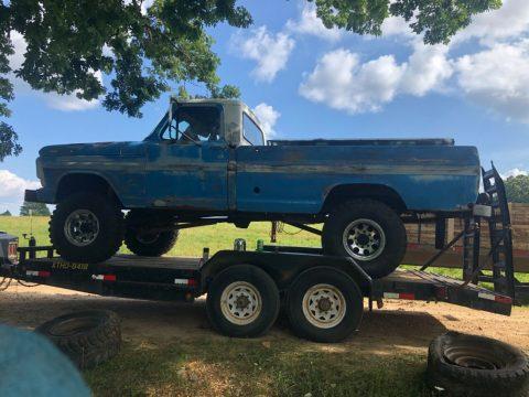 1971 Ford F-250 4&#215;4 390 Factory air barn find for sale