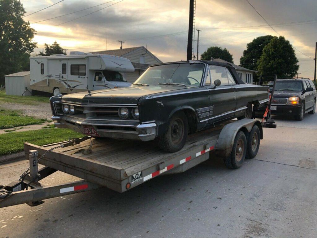 1966 Chrysler Newport 300 Convertible Project barn find project