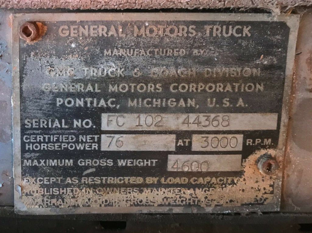 1949 GMC FC102 half ton pickup truck
