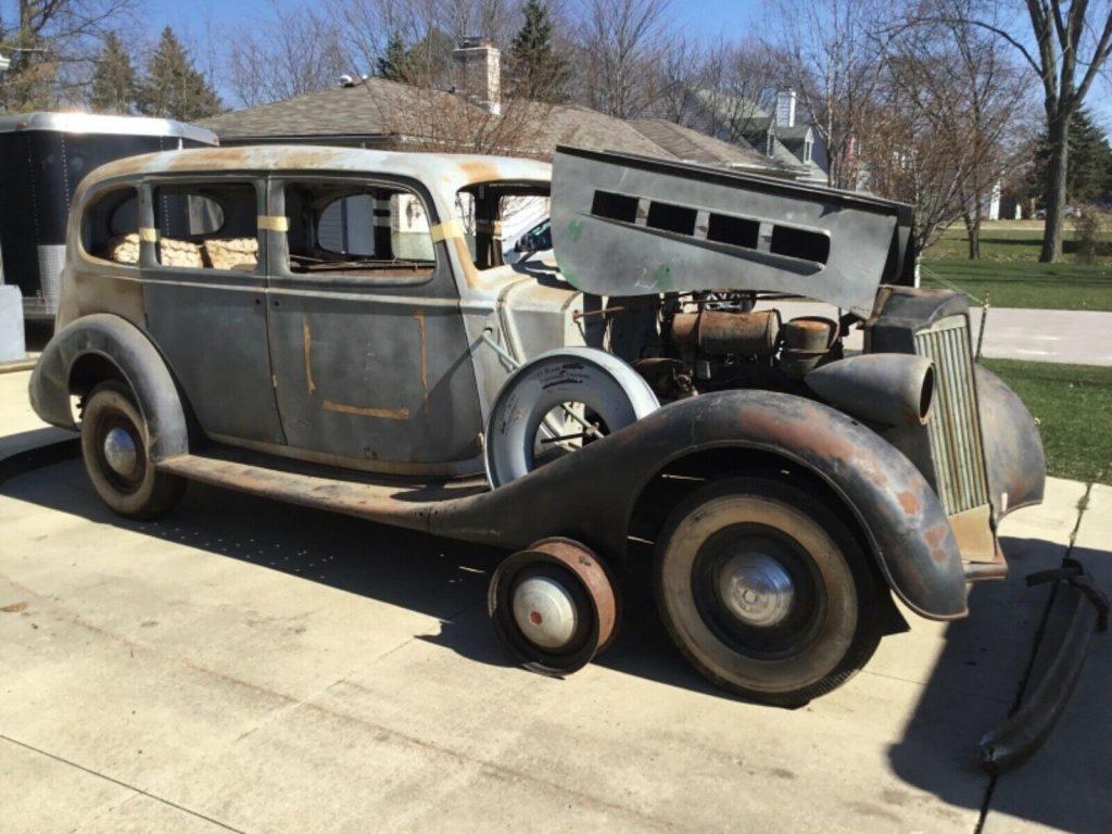 1937 Packard Super 8, Barn Find