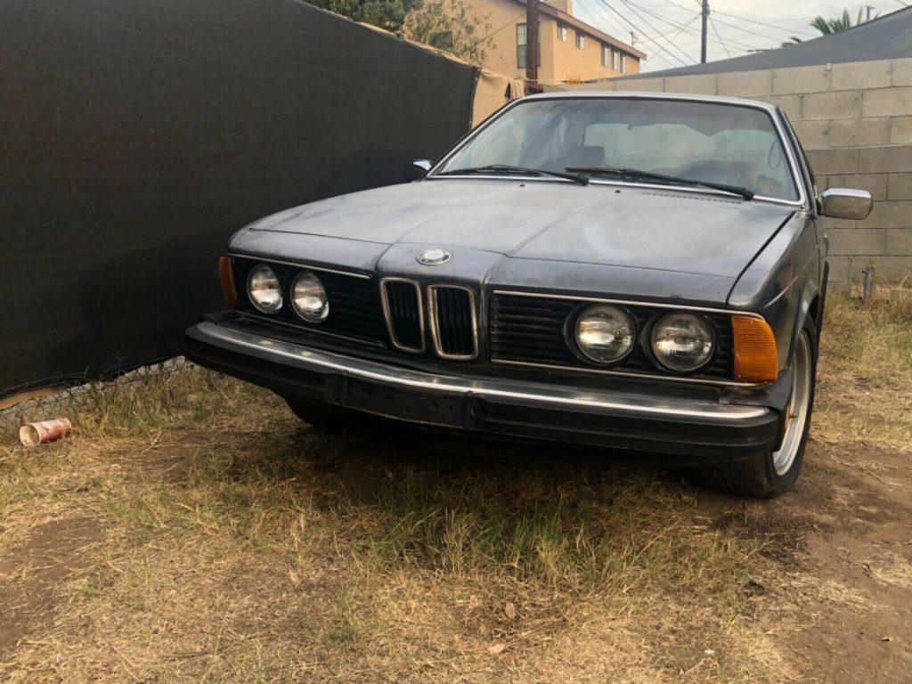 1982 BMW 633 CSI barn find Original California car