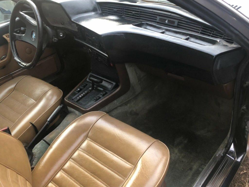 1982 BMW 633 CSI barn find Original California car