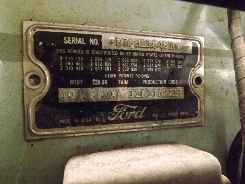 1957 Ford Thunderbird E Code Barn Find