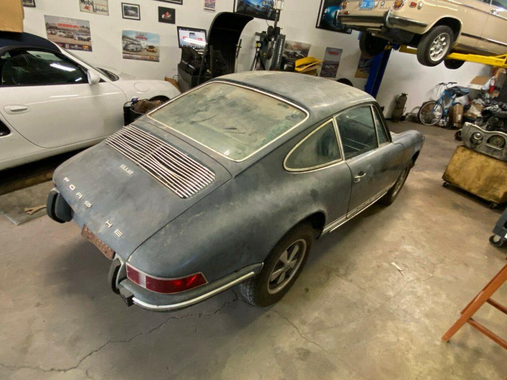 1969 Porsche 912 Slate Gray Barn Find