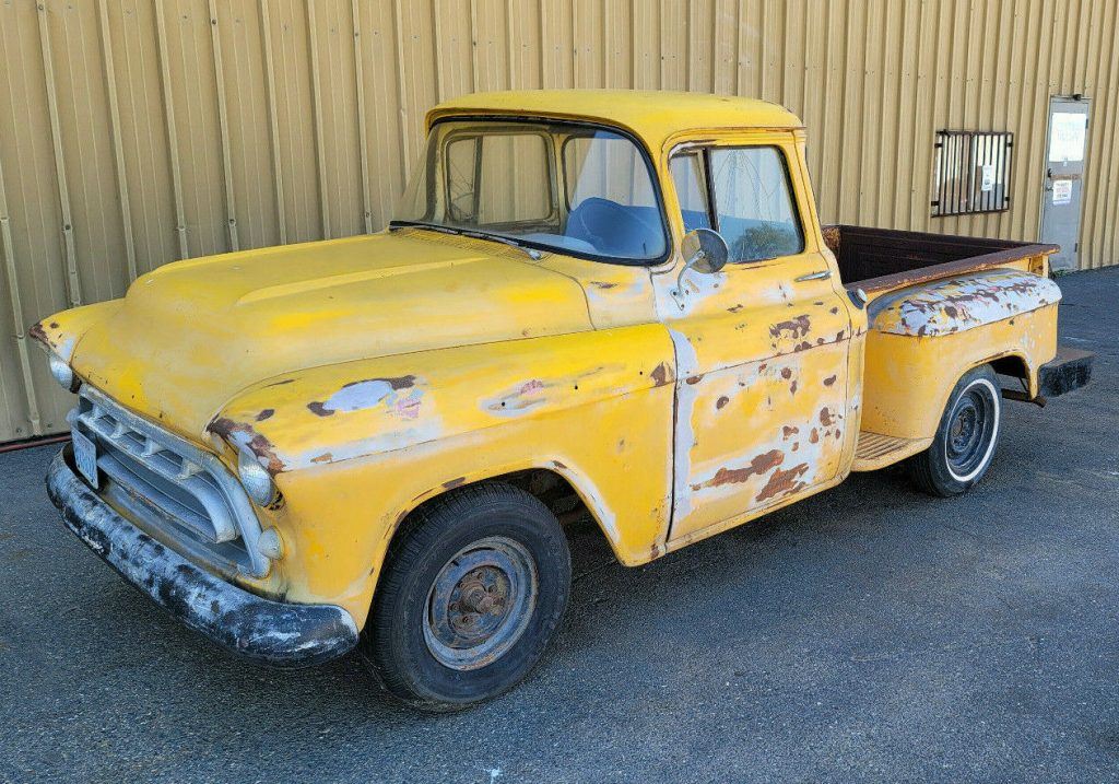 1957 Chevrolet Pickups Largely untouched stock survivor – Barn Find