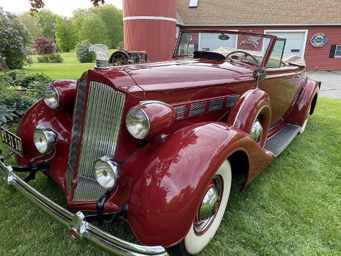 1937 Packard Model 1501 CONVERTIBLE SURVIVOR BARN FIND