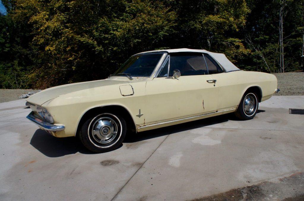 1966 Chevrolet Corvair Monza ~ Factory AC / PROJECT *Bid to Buy !*