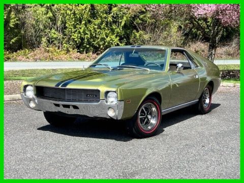 1969 AMC AMX 69 390 4 Speed Willow Green with Black Interior for sale