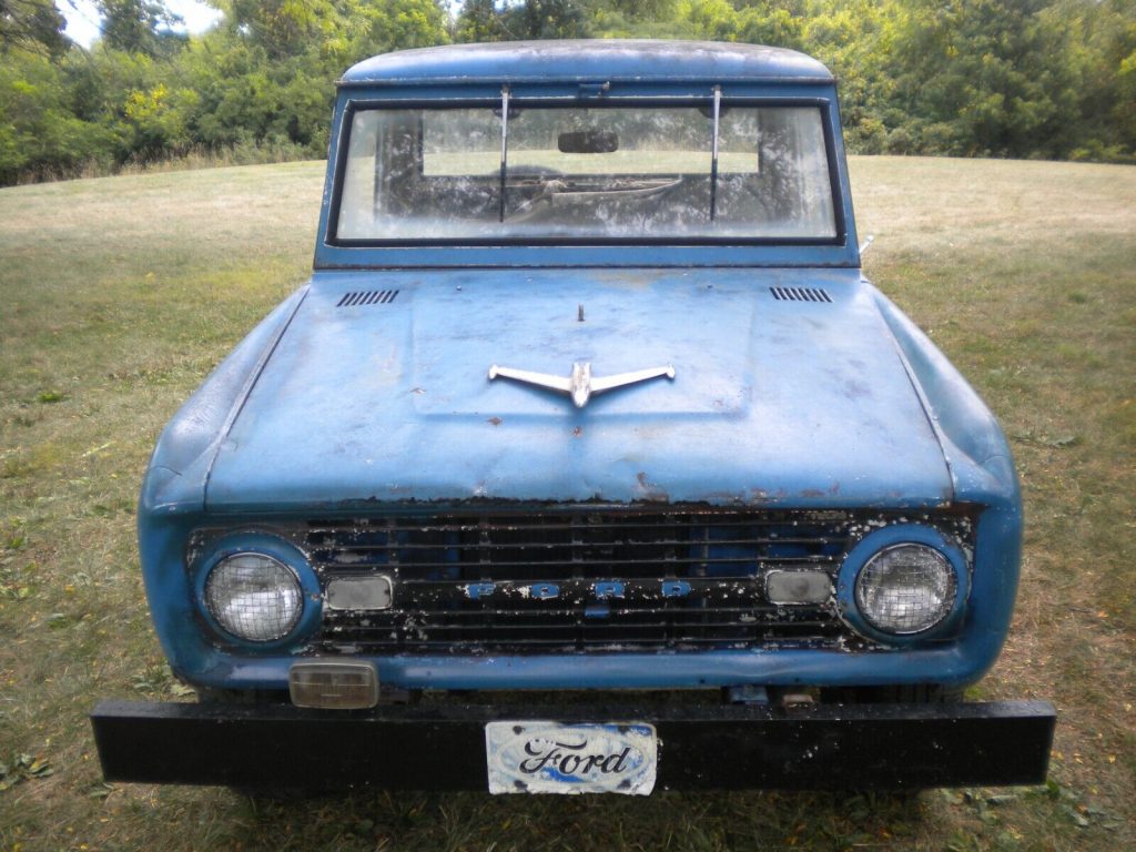 1966 Ford Bronco 4×4 Pickup NO Reserve Removable Hardtop, Not Running, Barn Find