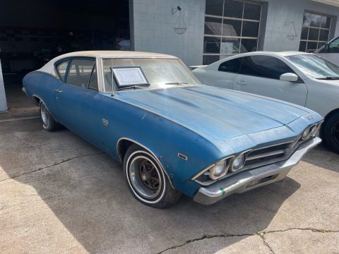 1969 Chevrolet Chevelle SS 396 300 Deluxe 1/1 Barn Find 1 Family Owned for sale