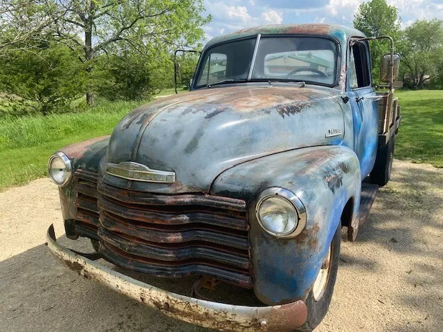 1953 Chevrolet Pickups 3600 Short flat bed Custom Runs Drives Hd Video