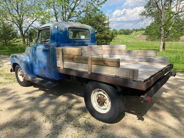 1953 Chevrolet Pickups 3600 Short flat bed Custom Runs Drives Hd Video