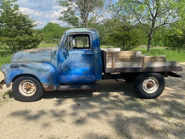 1953 Chevrolet Pickups 3600 Short flat bed Custom Runs Drives Hd Video