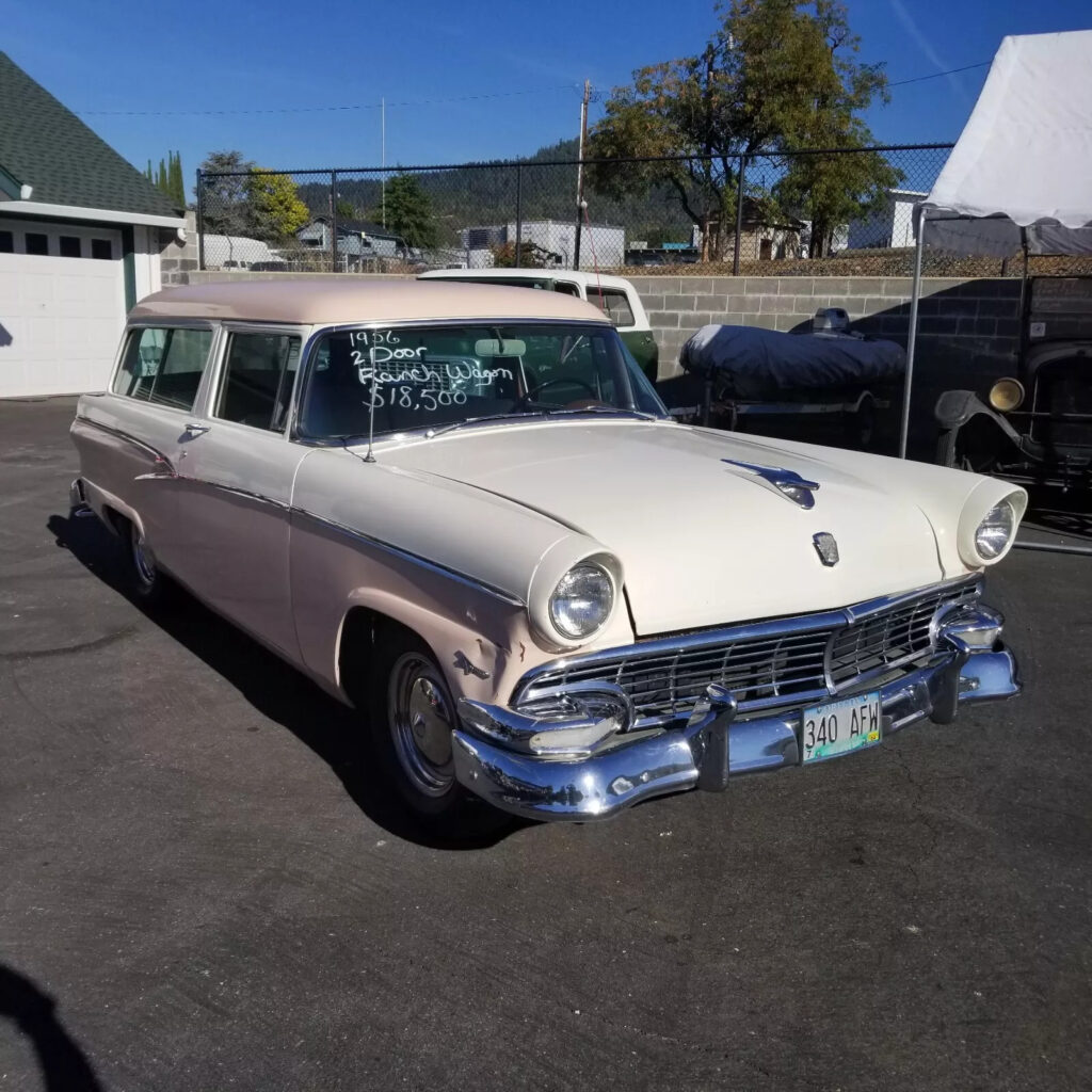 1956 Ford 2 Door Ranch Wagon Nice!