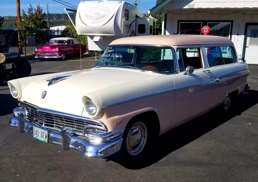 1956 Ford 2 Door Ranch Wagon Nice!