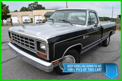 1984 Dodge Ram 1500 D100 Regular CAB Pickup Truck &#8211; Only 183 Miles BARN FIND for sale