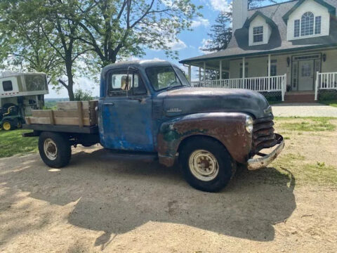 1953 Chevrolet Pickups 3600 Short flat bed Custom Runs Drives Hd Video for sale