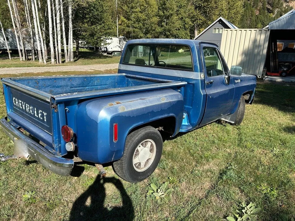 1973 Chevrolet Cheyenne 10 Numbers Matching Barn Find 2Dr Stepside