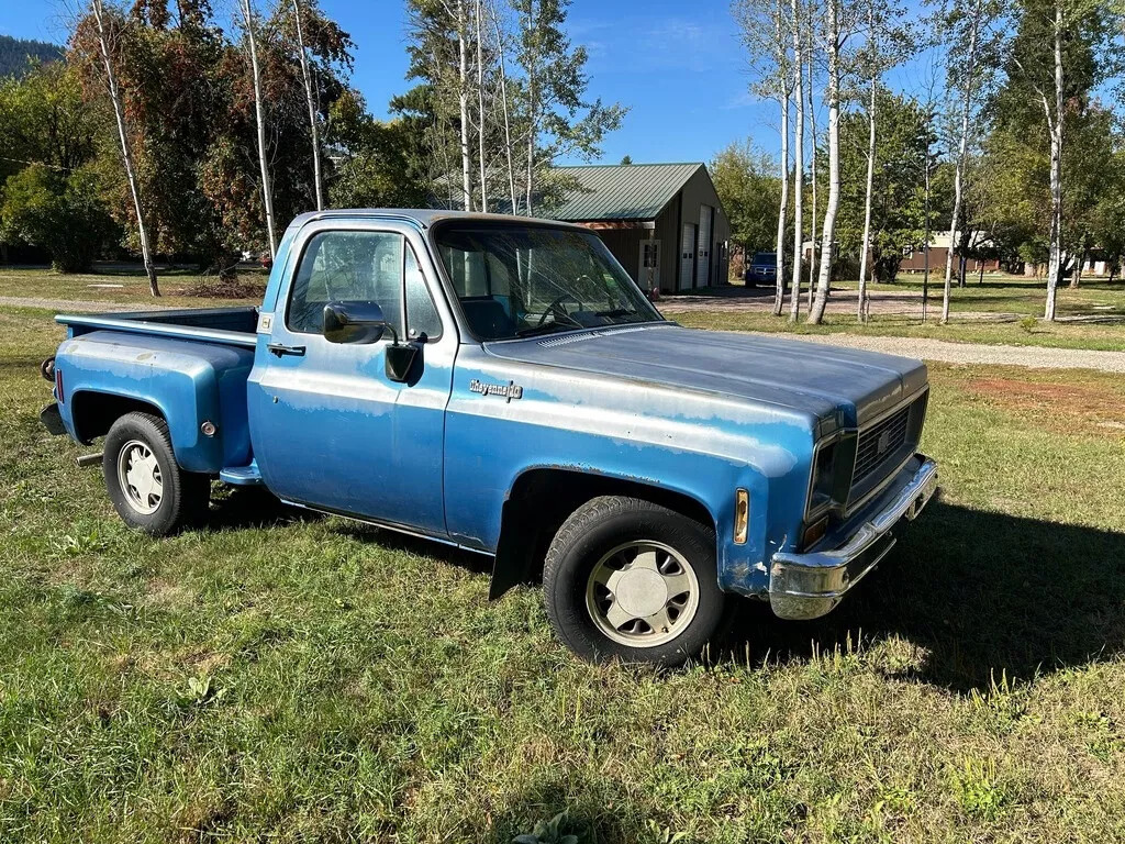 1973 Chevrolet Cheyenne 10 Numbers Matching Barn Find 2Dr Stepside