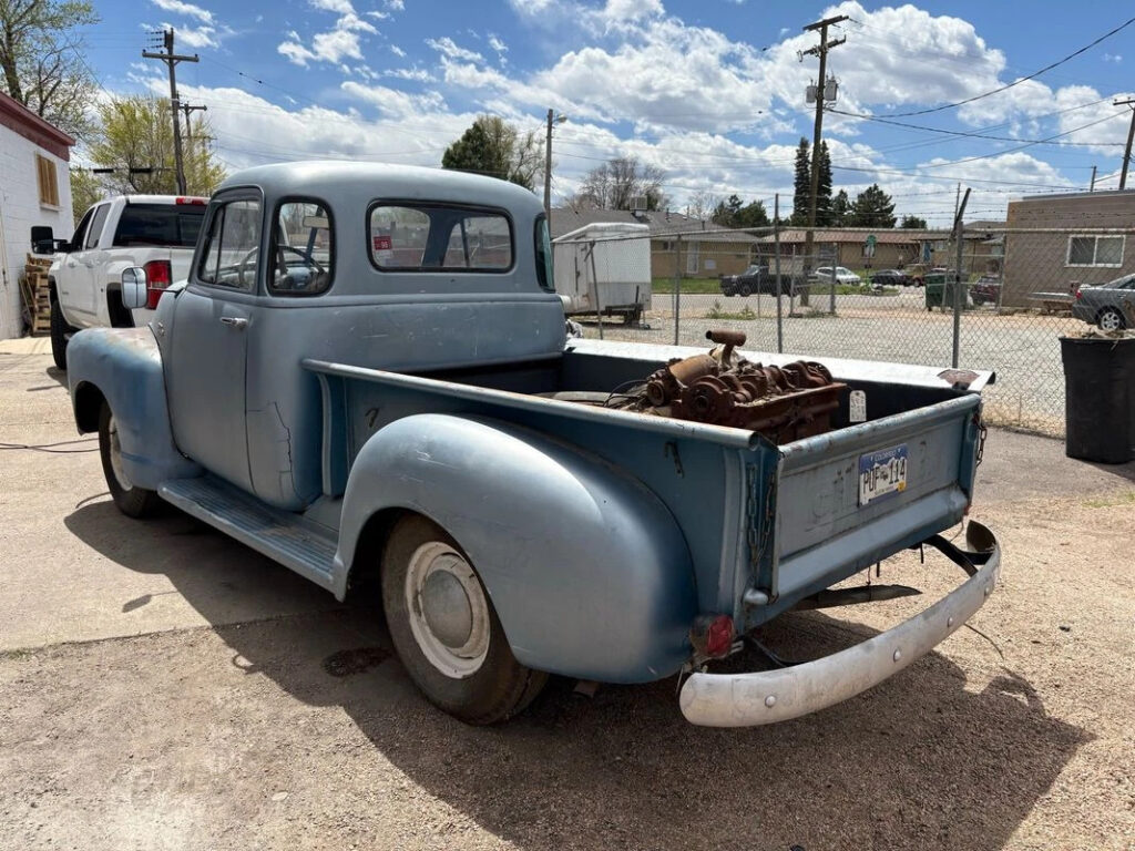 1953 Chevrolet 3100 5-Window new Motor Ready for you to Finish